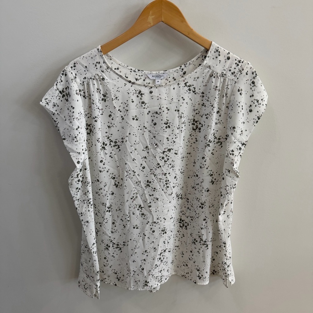 Reitmans Black Speckled Blouse – Size 2X – NWT